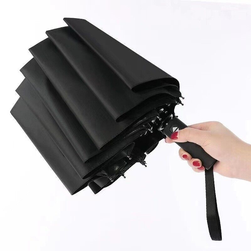 Strong Windproof 12-Rib Compact Automatic Umbrella