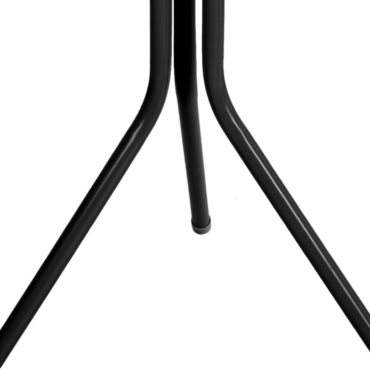 Black Metal Coat and Hat Rack Stand – Multi-Hook Organizer