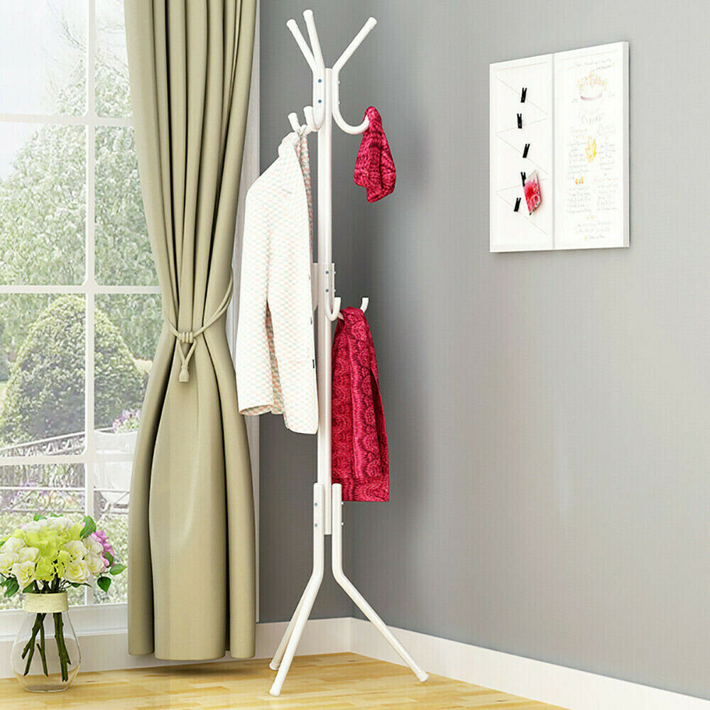 Coat, Hat and Umbrella Stand - Floor Rack with Hooks