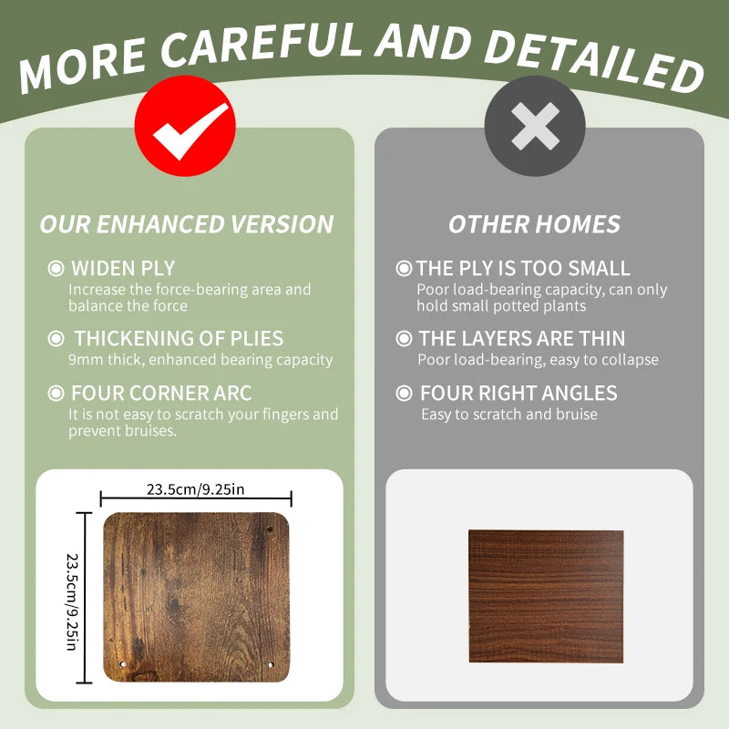 Wooden Plant Stand with Storage Shelf for Flower Pots (4/5/6 Tiers)
