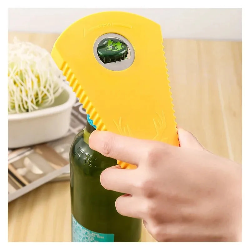 Portable 2-in-1 Bottle Opener & Cap Twister – Non-Slip, Effort-Saving