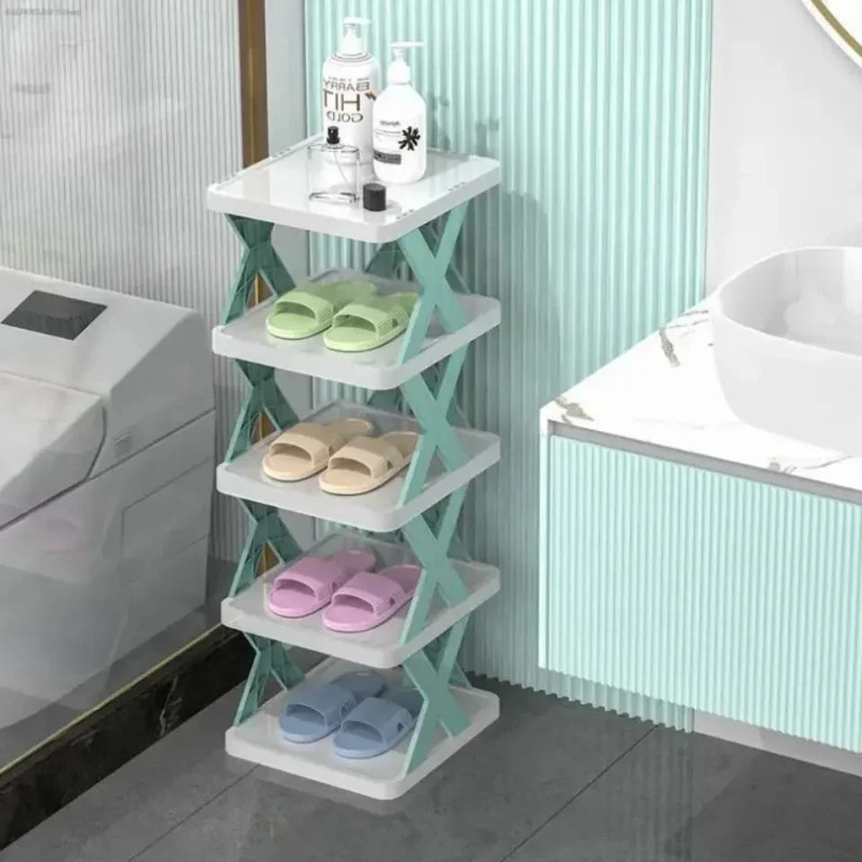 Multi-Layer Detachable Shoe Rack Organizer for Bedroom Storage