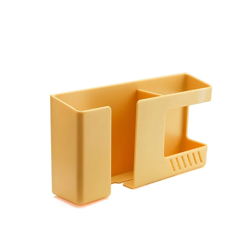 White Wall-Mounted Storage Box for Remote, Phone, and Essentials