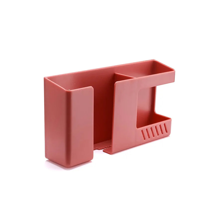 White Wall-Mounted Storage Box for Remote, Phone, and Essentials