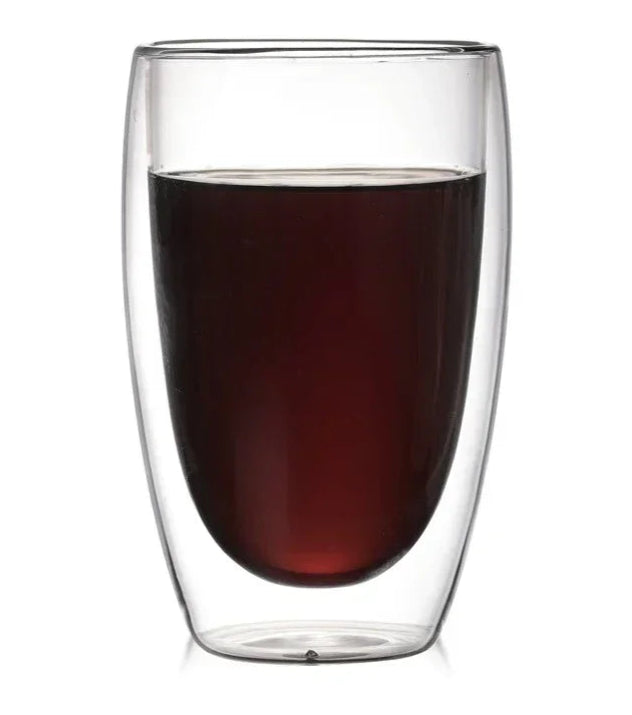 1–6PCS 80–450ML Double Wall Heat-Resistant Glass and Cups