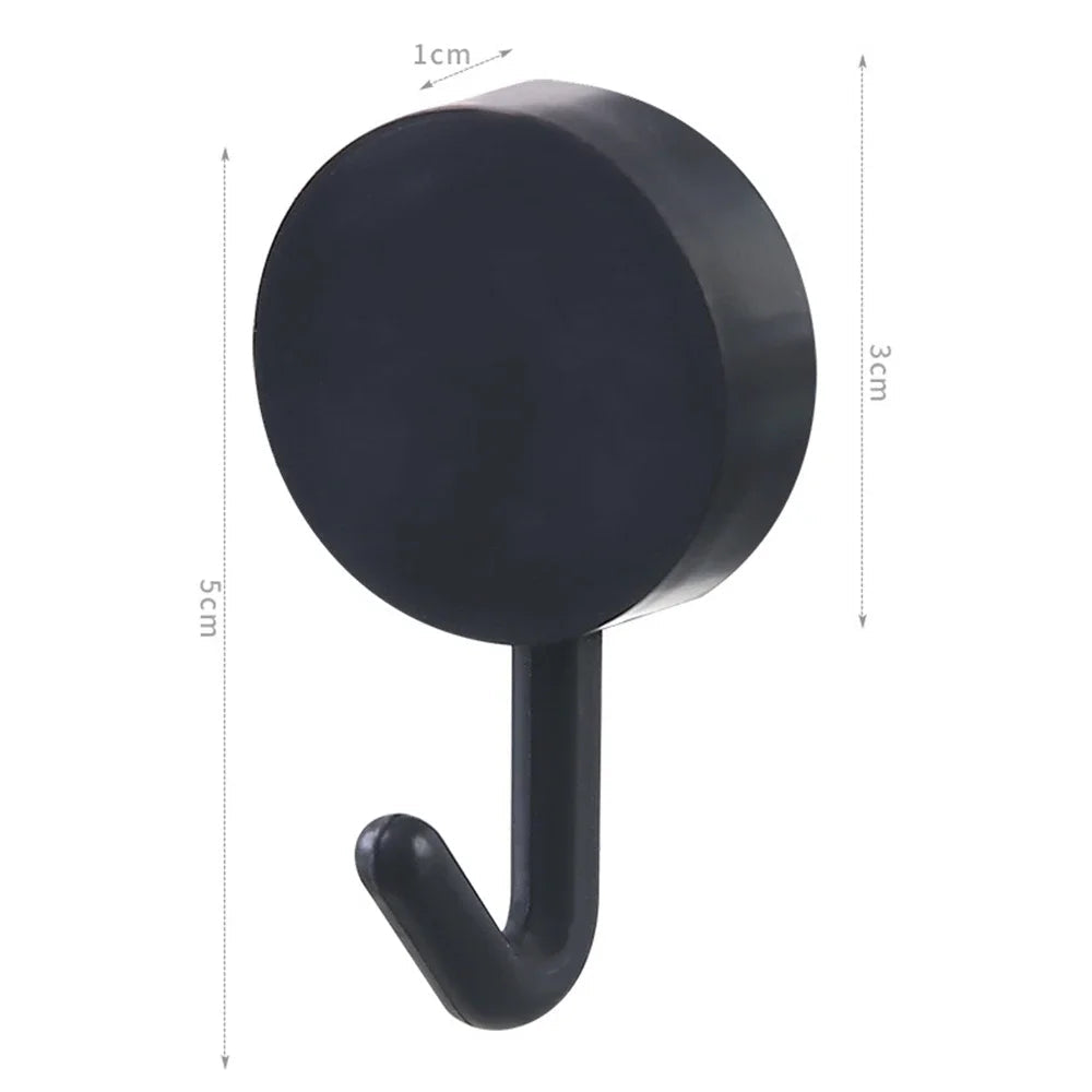 10PCS Self-Adhesive Wall Hooks for Coat, Bag, Towel, and Home Storage