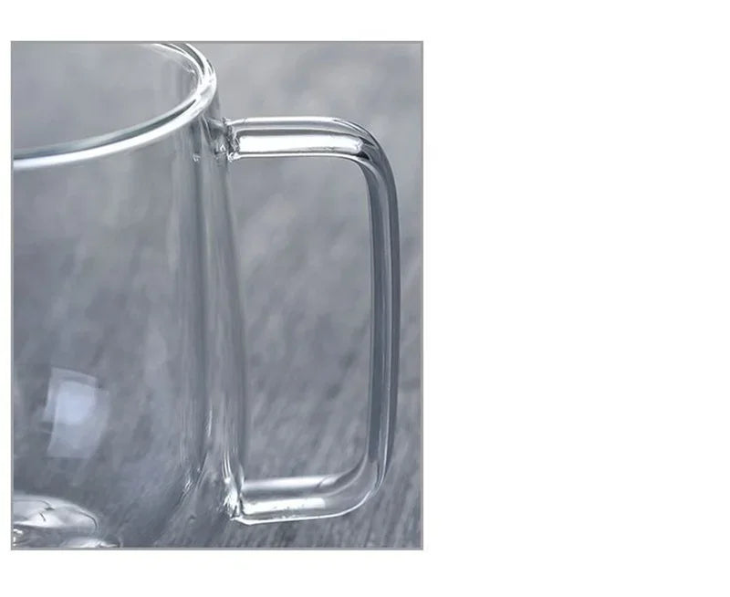 150–350ml Double Wall Heat Resistant Borosilicate Glass Mug