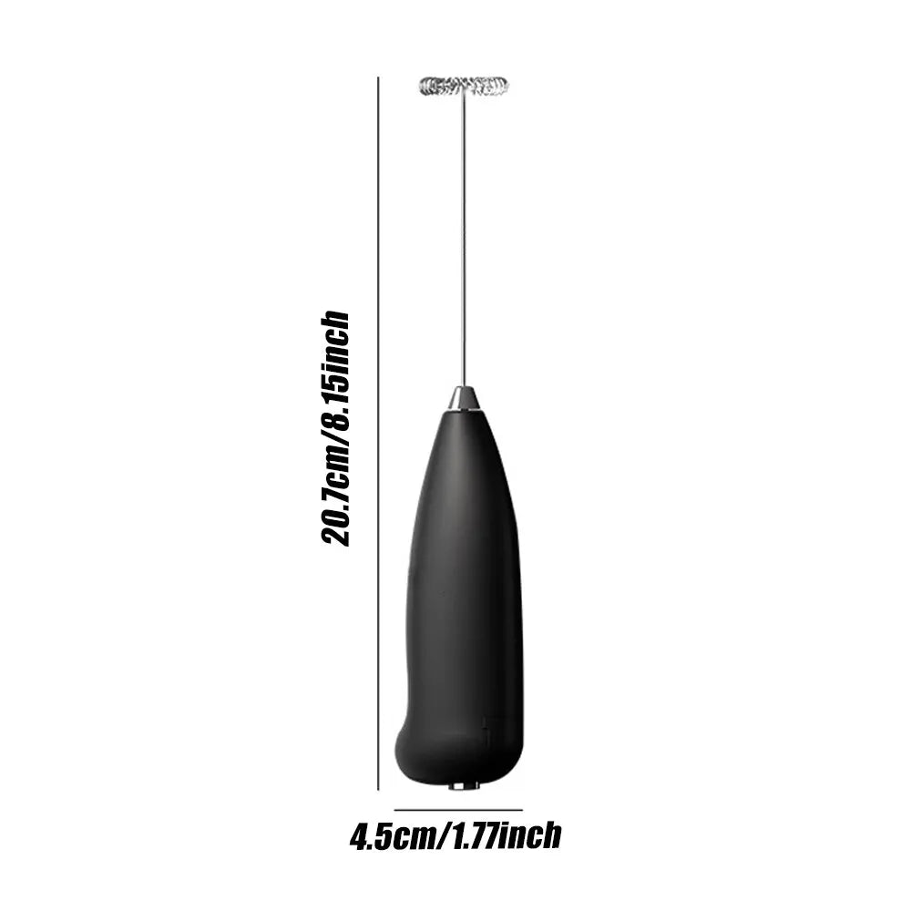 Handheld Electric Milk Frother & Mixer – Portable Coffee Foamer & Egg Beater