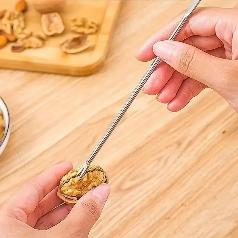 Multi-Functional Nut Shelling Tool for Walnuts, Chestnuts, Hazelnuts
