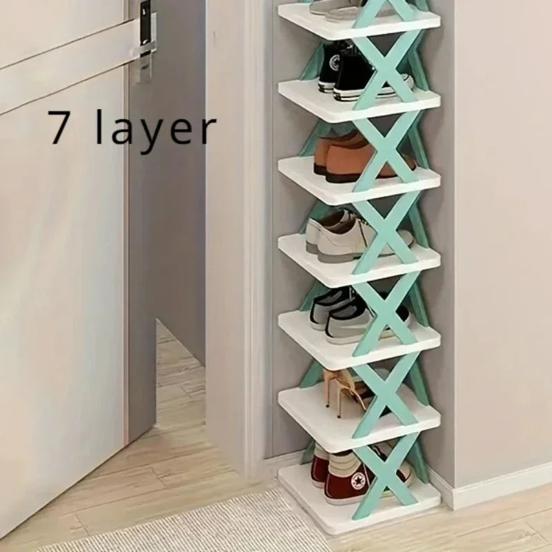 Multi-Layer Detachable Shoe Rack Organizer for Bedroom Storage