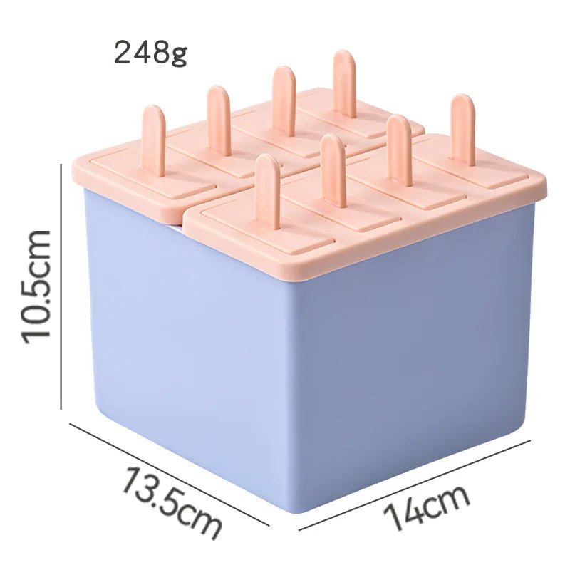 Homemade Popsicle Mold Set with Lid – Food Grade Ice Cream Maker