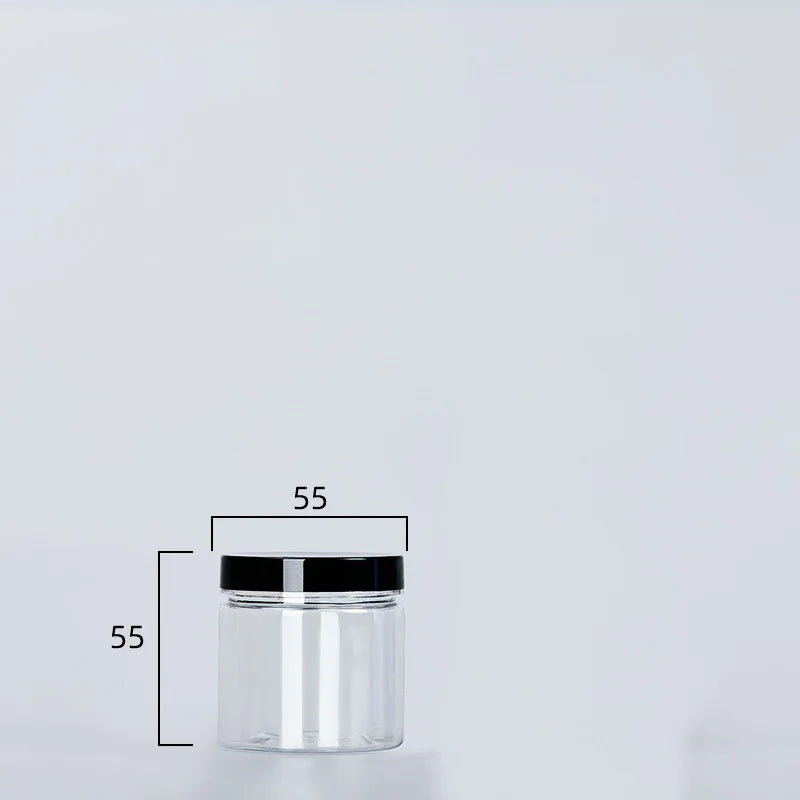 Clear Plastic Sealed Storage Can with Lid, Food-Grade Container