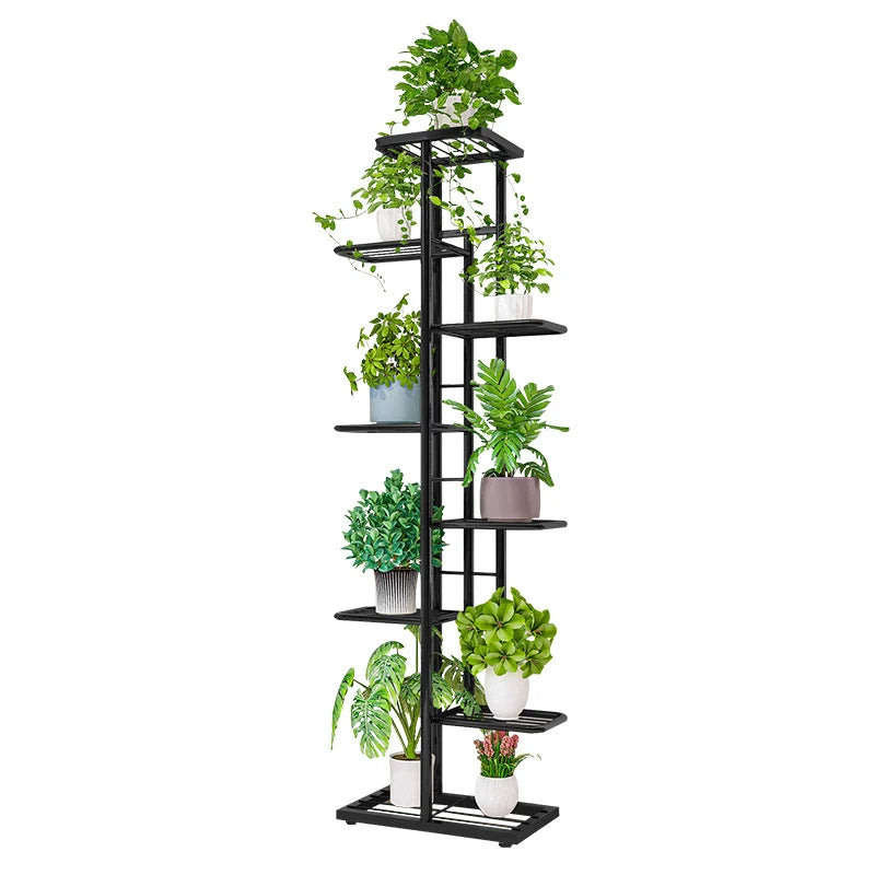 Cordial Shining 6-8 Layer Iron Plant Storage Rack for Home & Garden