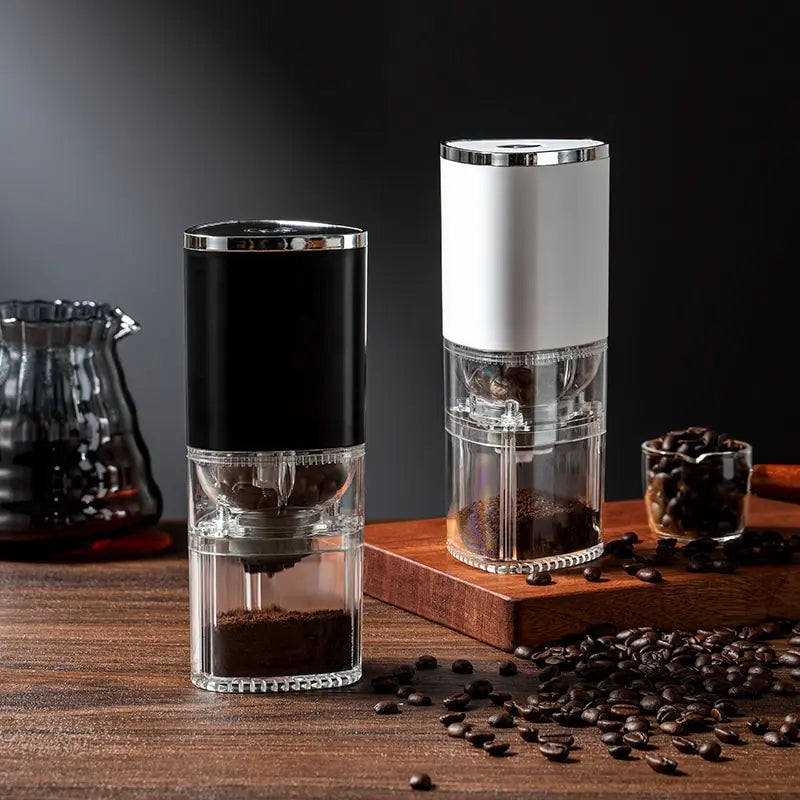 Portable Electric Coffee Grinder with USB-C Charging and Ceramic Core