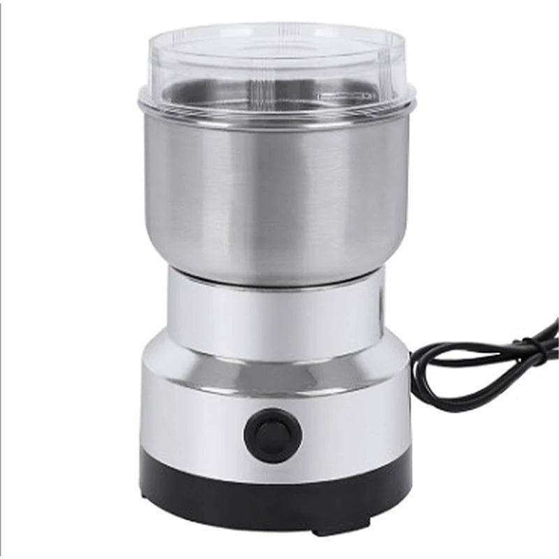 300ml Mini Electric Grinder for Coffee, Spices, and Baby Food with 4 Blades