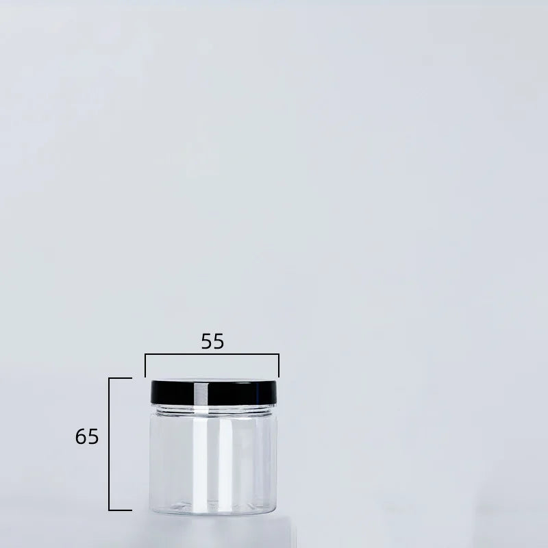 Clear Plastic Sealed Storage Can with Lid, Food-Grade Container