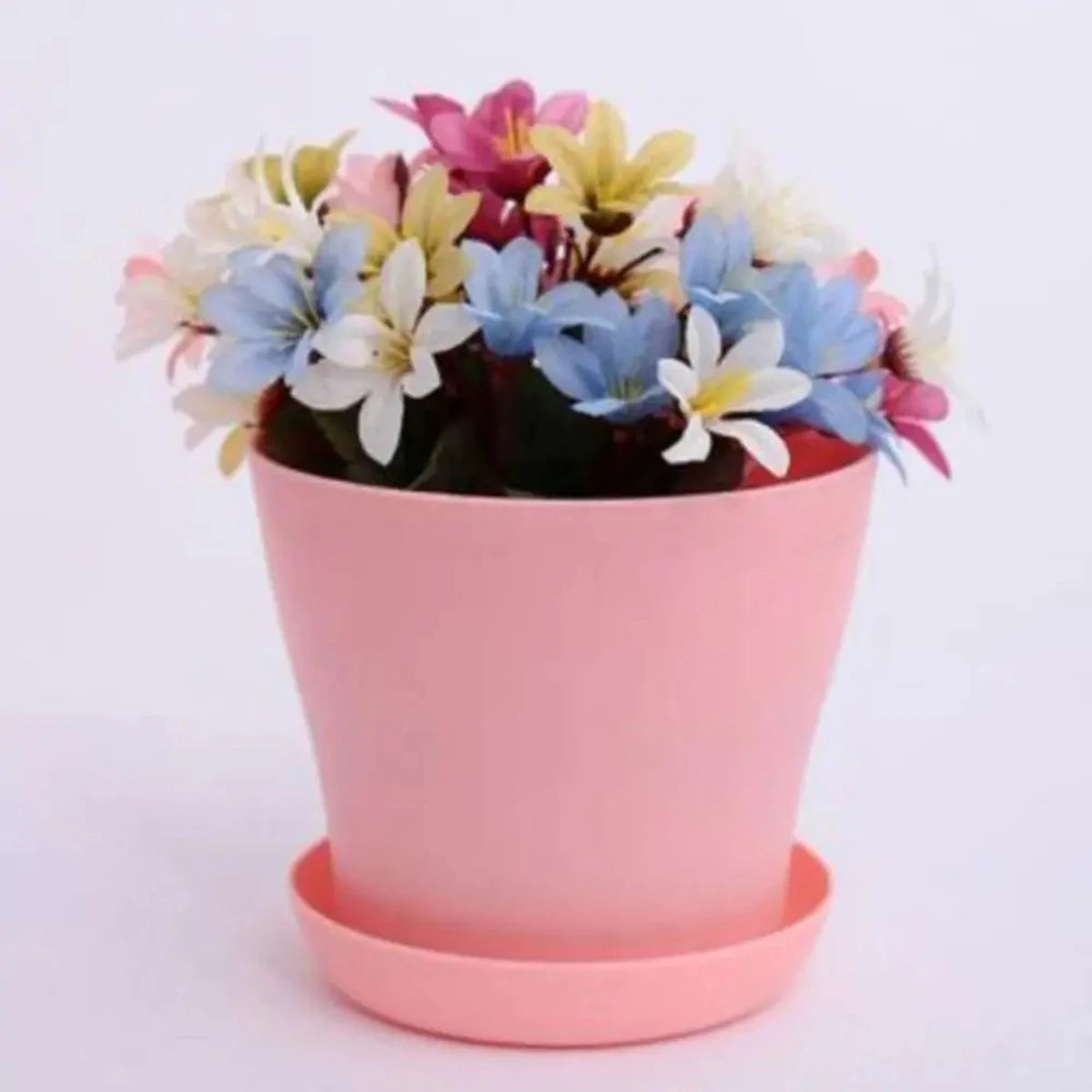 Mini Candy Colour Round Flower Pots for Succulents – Home & Office Décor