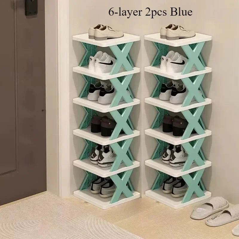 Multi-Layer Detachable Shoe Rack Organizer for Bedroom Storage