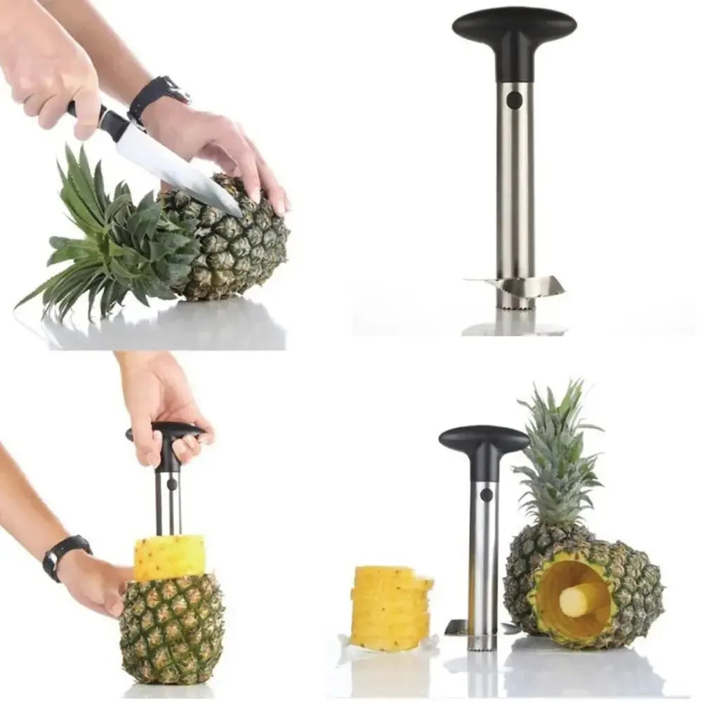 Stainless Steel Pineapple Corer & Slicer – Kitchen Tool