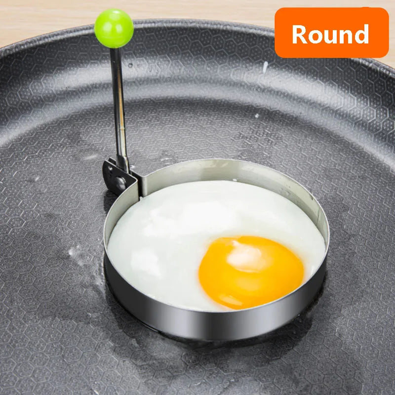 Stainless Steel Heart Egg & Pancake Mold Kitchen Gadget