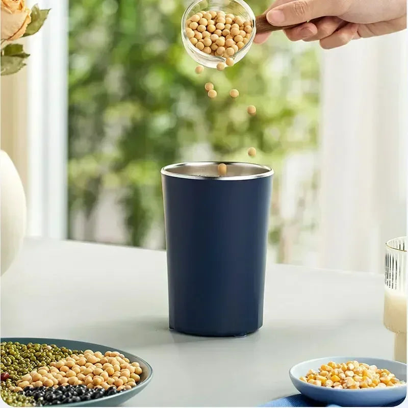 2024 Small Electric Stainless Steel Grain & Coffee Grinder for Kitchen