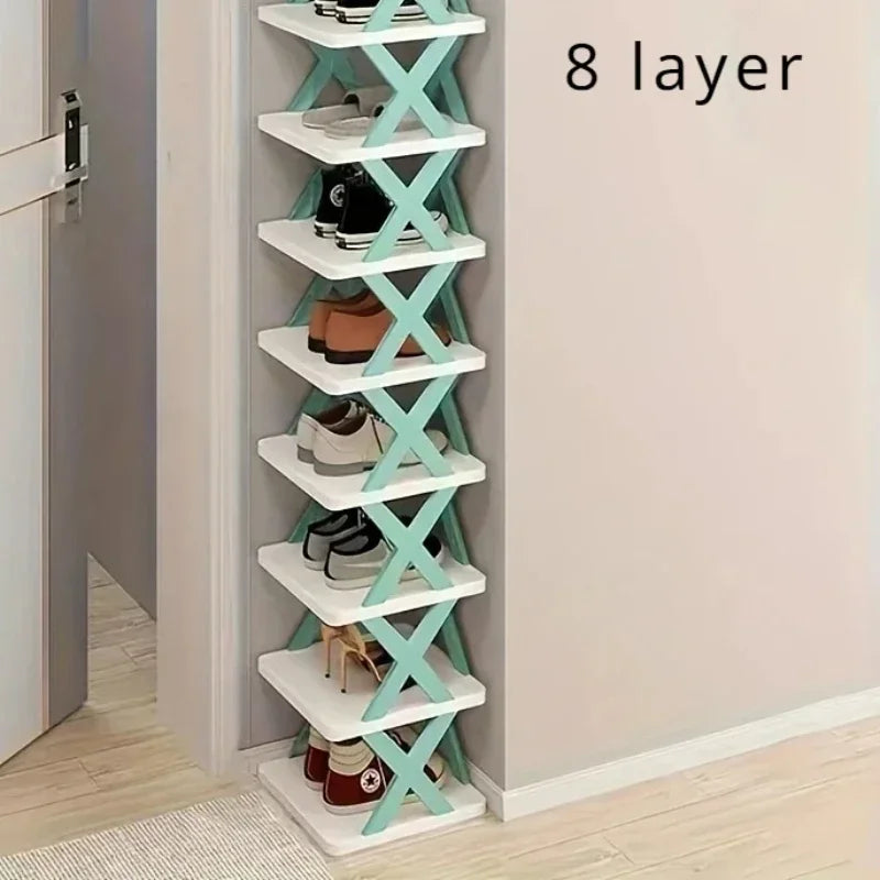 Multi-Layer Detachable Shoe Rack Organizer for Bedroom Storage
