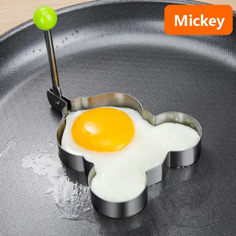 Stainless Steel Heart Egg & Pancake Mold Kitchen Gadget