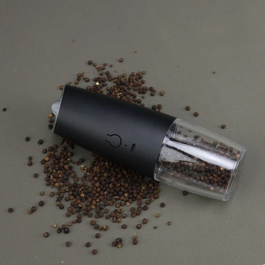 Rechargeable Salt & Pepper Grinder Set with Adjustable Coarseness