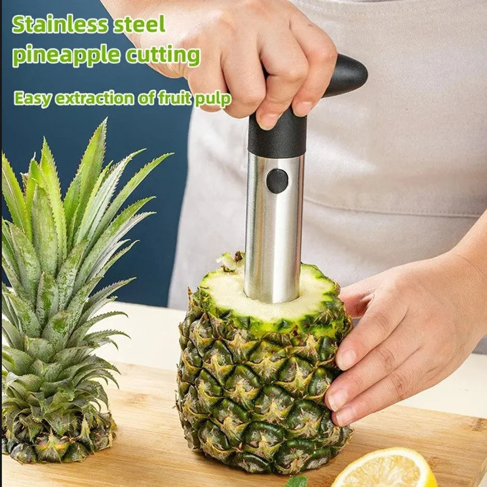 Stainless Steel Pineapple Corer & Slicer – Kitchen Tool