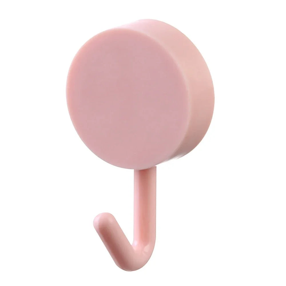 10PCS Self-Adhesive Wall Hooks for Coat, Bag, Towel, and Home Storage