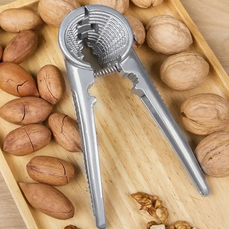 Multi-Functional Nut Shelling Tool for Walnuts, Chestnuts, Hazelnuts