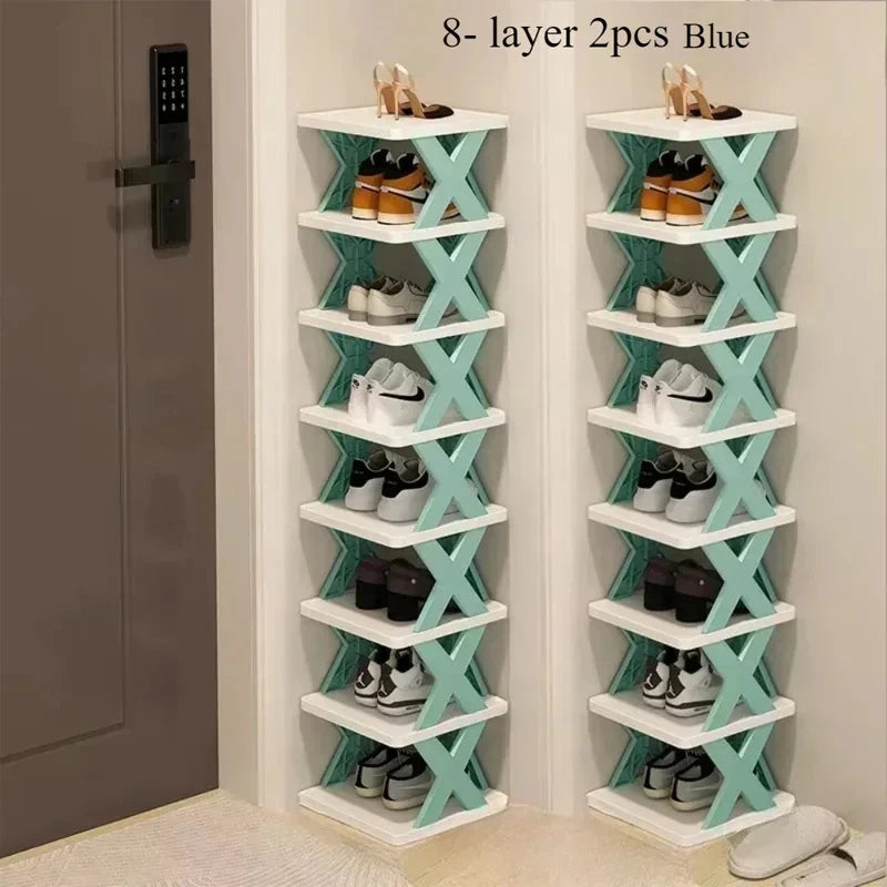 Multi-Layer Detachable Shoe Rack Organizer for Bedroom Storage