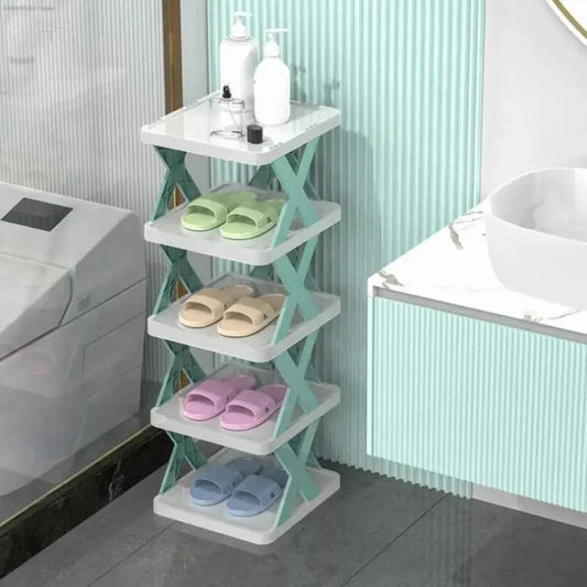 Multi-Layer Detachable Shoe Rack Organizer for Bedroom Storage