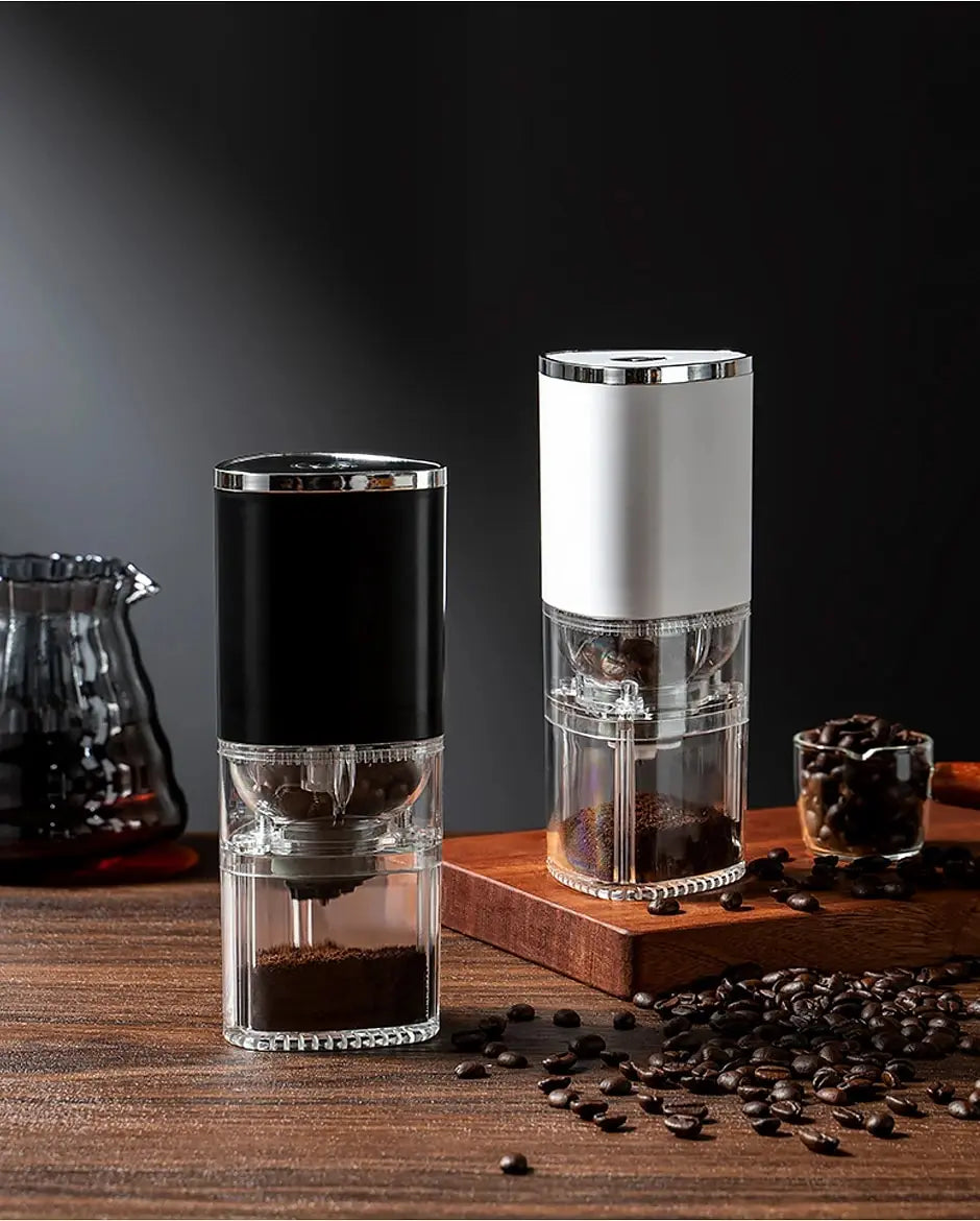 Portable Electric Coffee Grinder with USB-C Charging and Ceramic Core