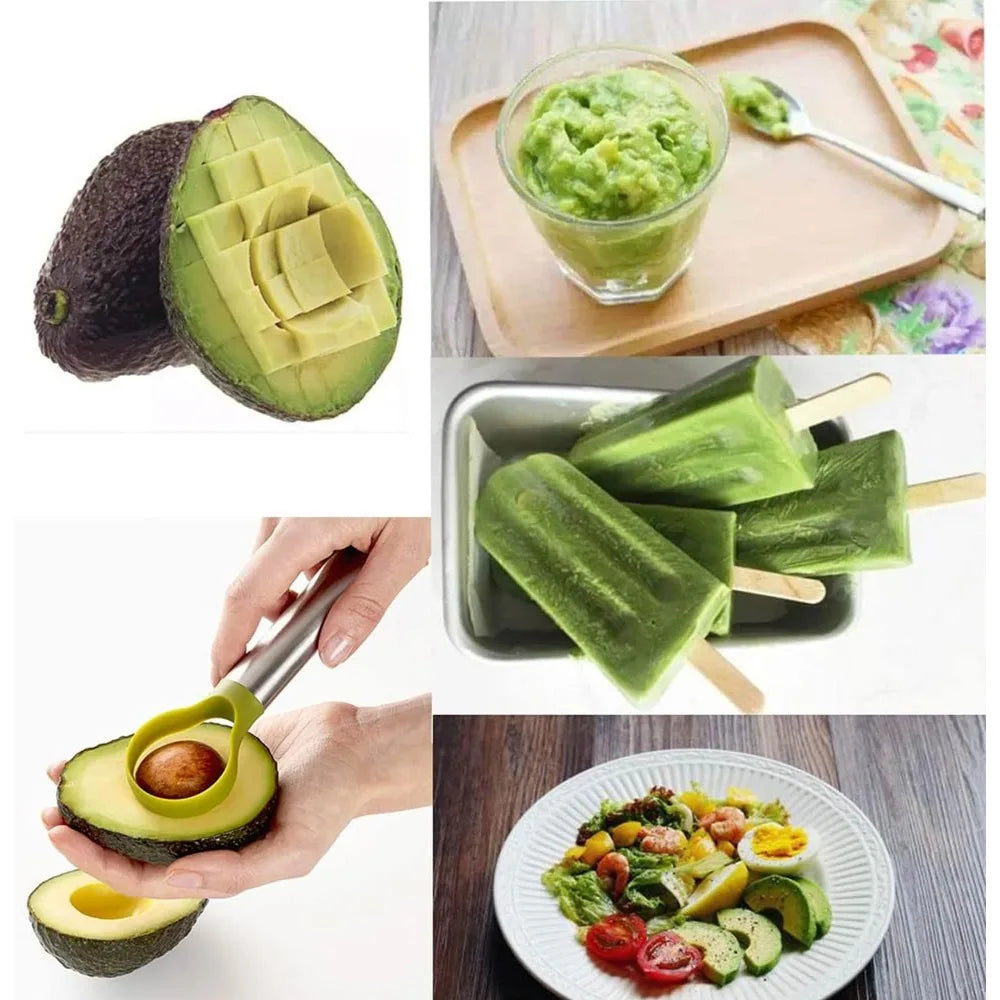 Avocado Knife & Peeler, Small Efficient Tool for Slicing and Salad Prep