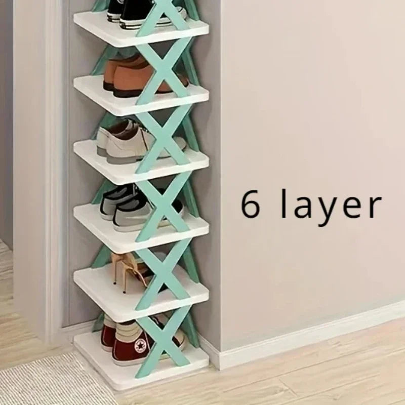 Multi-Layer Detachable Shoe Rack Organizer for Bedroom Storage
