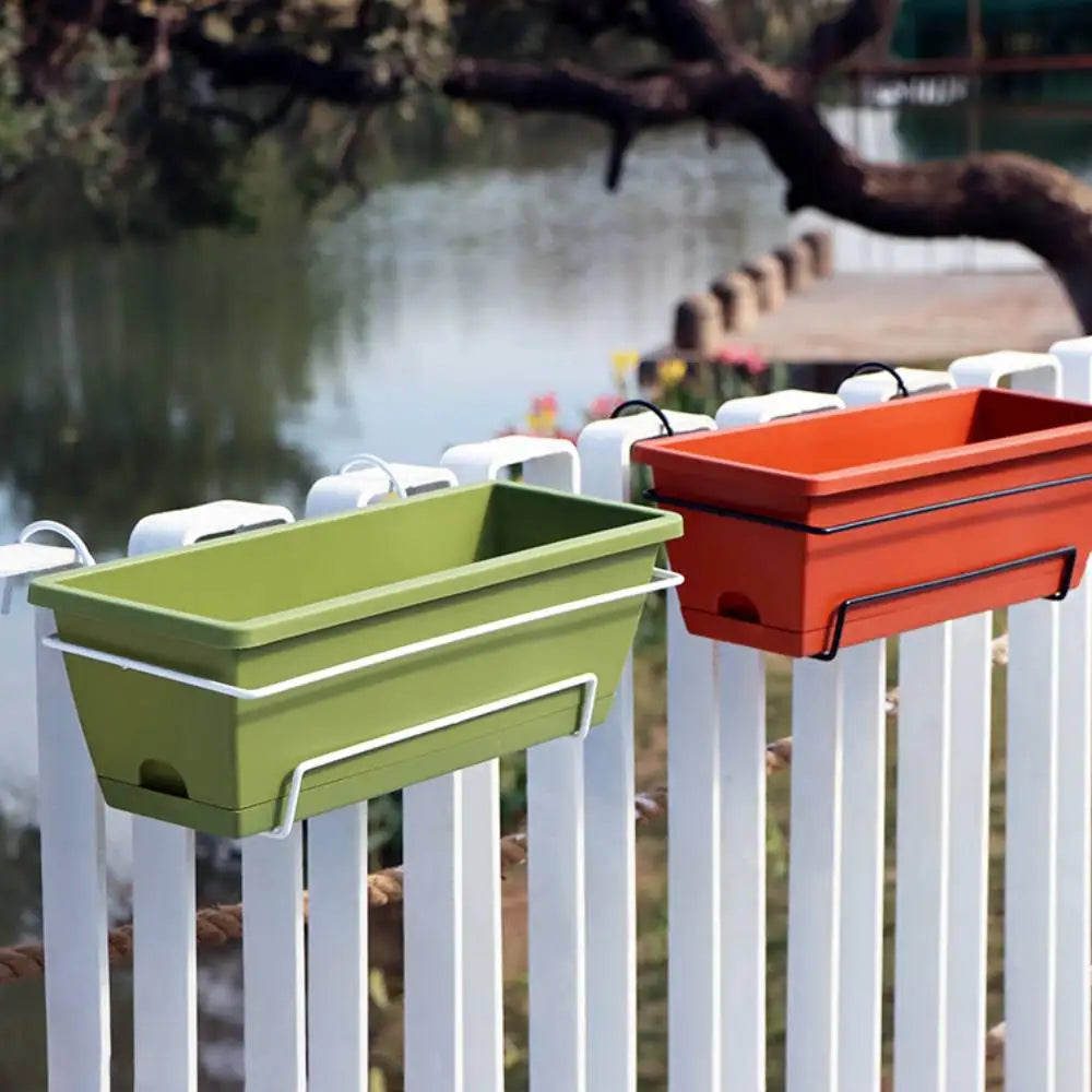 Balcony Railing Hanging Planter 6L for Garden, Deck, Yard & Home Décor