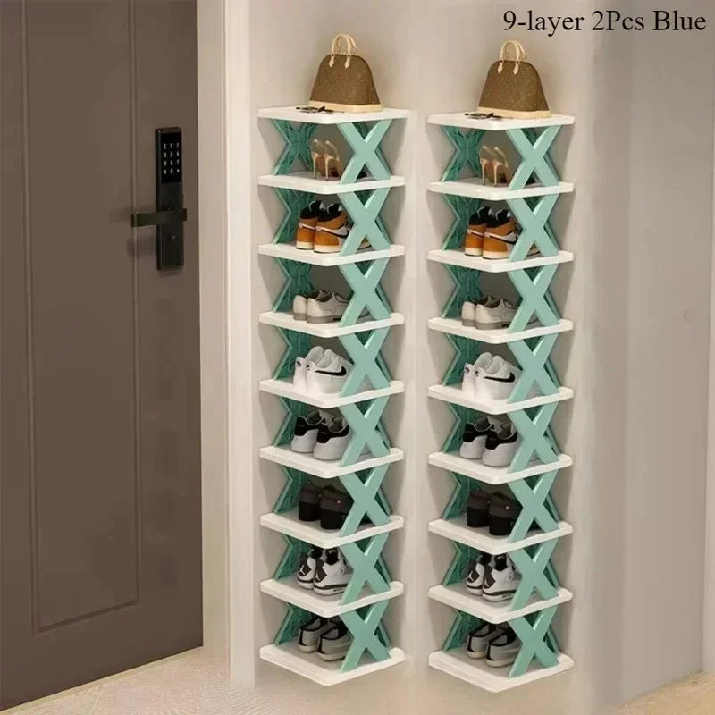 Multi-Layer Detachable Shoe Rack Organizer for Bedroom Storage
