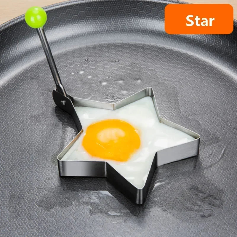 Stainless Steel Heart Egg & Pancake Mold Kitchen Gadget
