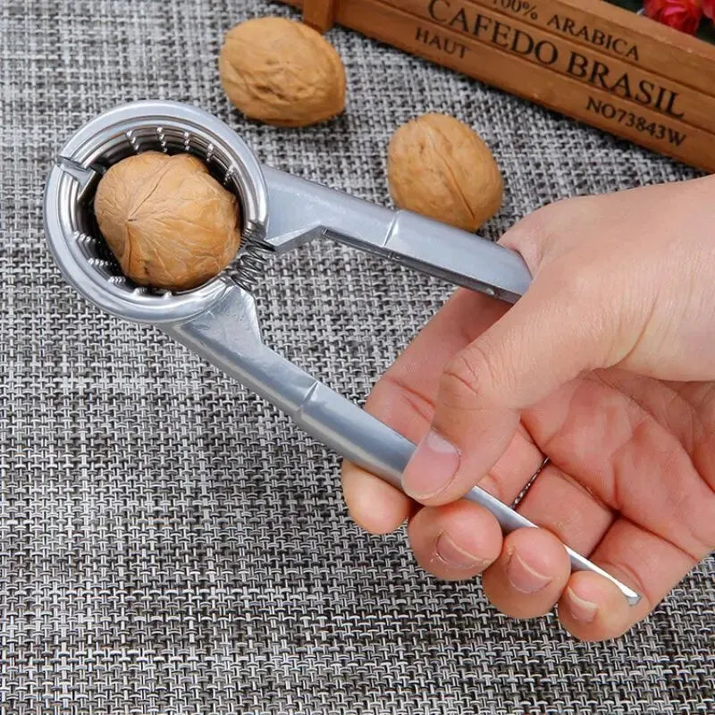 Multi-Functional Nut Shelling Tool for Walnuts, Chestnuts, Hazelnuts