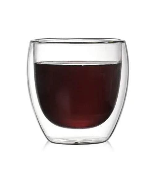 1–6PCS 80–450ML Double Wall Heat-Resistant Glass and Cups