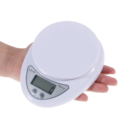 5kg/1g & 1kg/0.1g Portable Digital Scale for Postal, Food & Kitchen Use