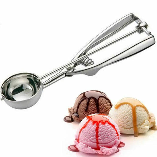 Multi-Style Stainless Steel Ice Cream & Ice Cube Scoop Mould