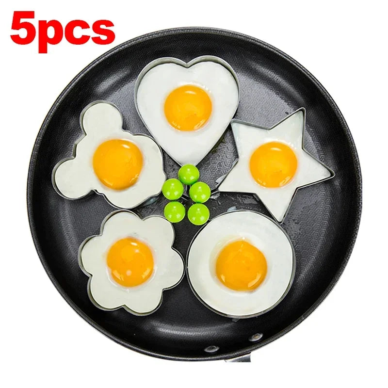 Stainless Steel Heart Egg & Pancake Mold Kitchen Gadget