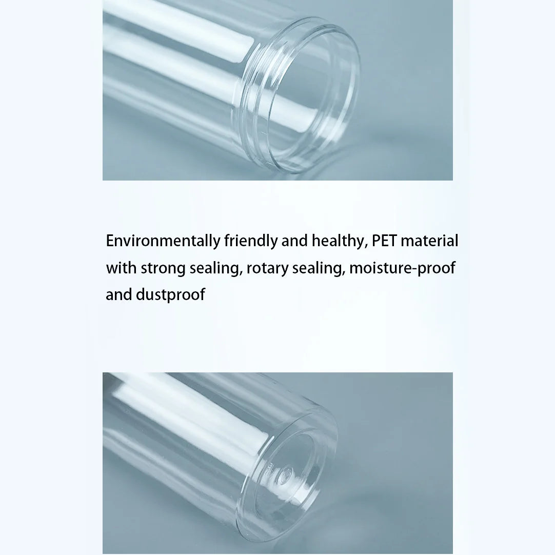 Clear Plastic Sealed Storage Can with Lid, Food-Grade Container