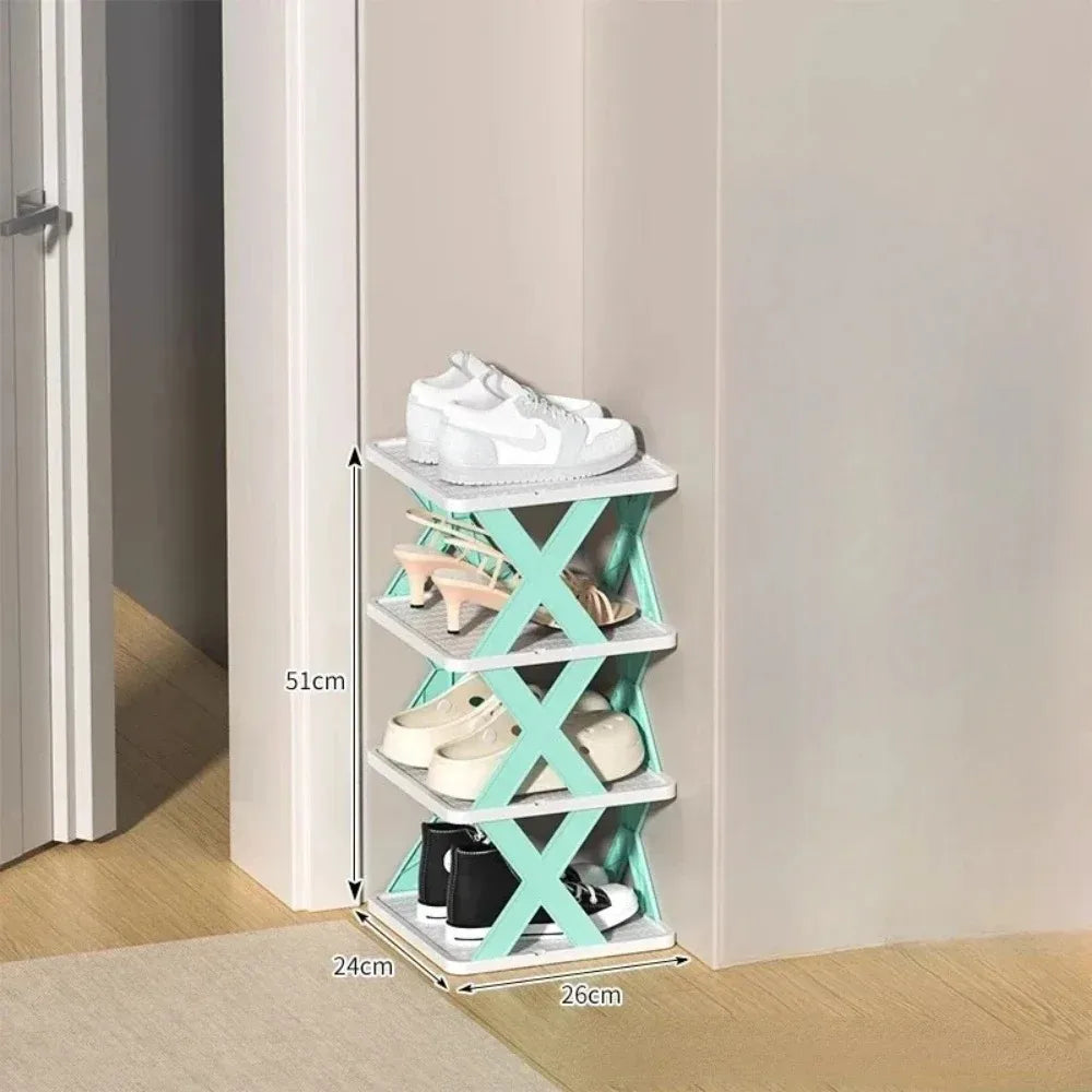 Multi-Layer Detachable Shoe Rack Organizer for Bedroom Storage