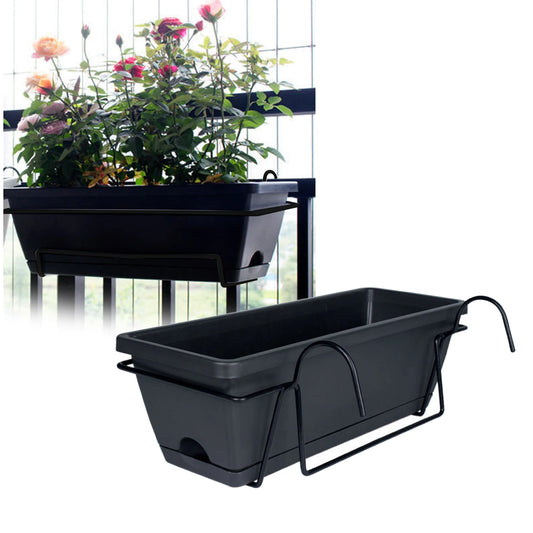 Balcony Railing Hanging Planter 6L for Garden, Deck, Yard & Home Décor