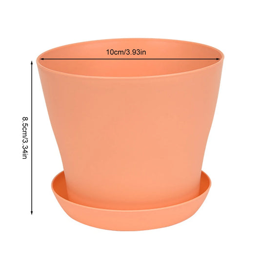 Mini Candy Colour Round Flower Pots for Succulents – Home & Office Décor