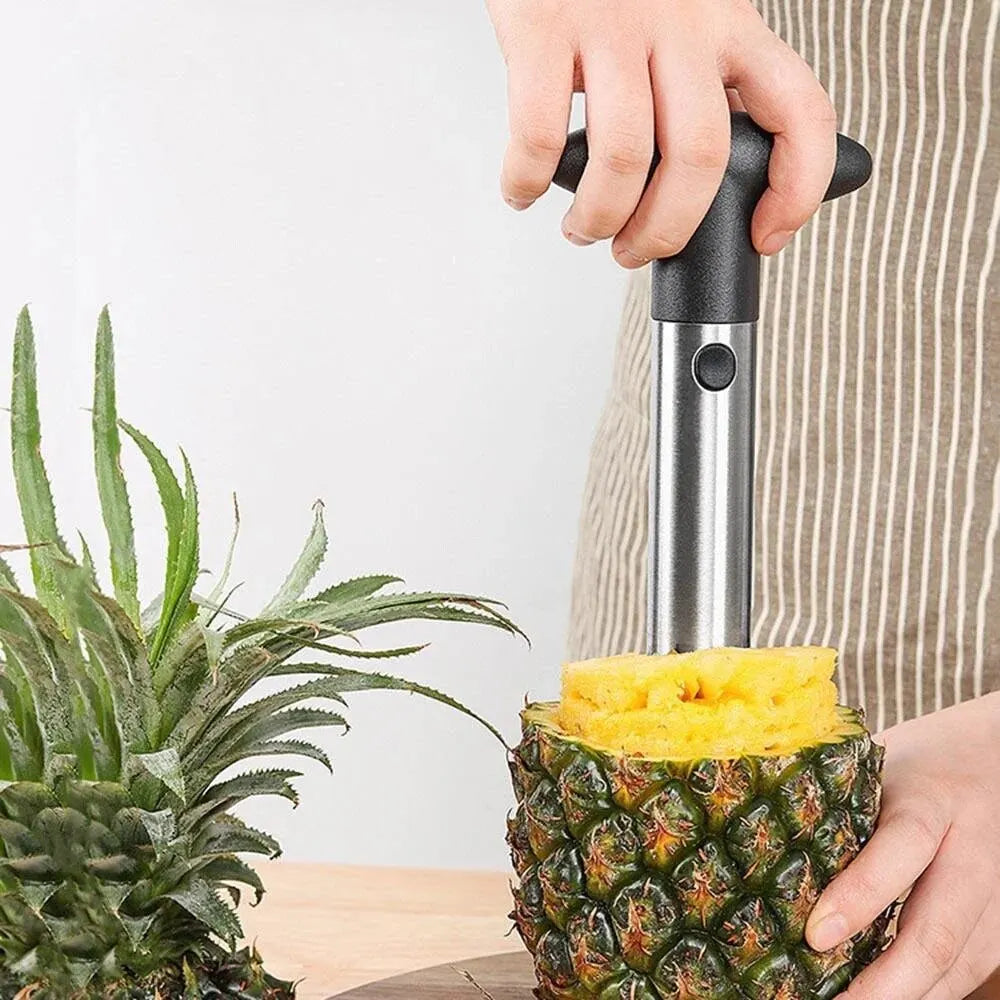 Stainless Steel Pineapple Corer & Slicer – Kitchen Tool