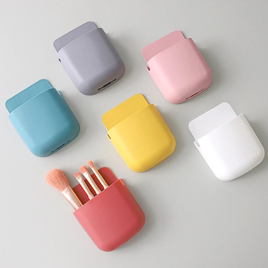 White Wall-Mounted Storage Box for Remote, Phone, and Essentials